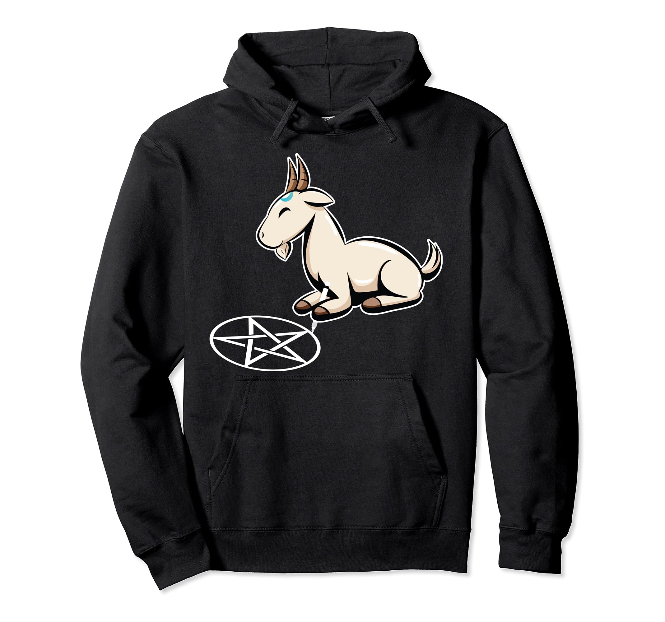Goat Pentagram Goth Goat Hoodie - Streetwear Style Men Women - T-Shirt, Sweatshirt, Hoodie