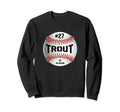 Mike Trout Baseball Los Angeles Sweatshirt - Aesthetic Graphic Unisex - T-Shirt, Sweatshirt, Hoodie