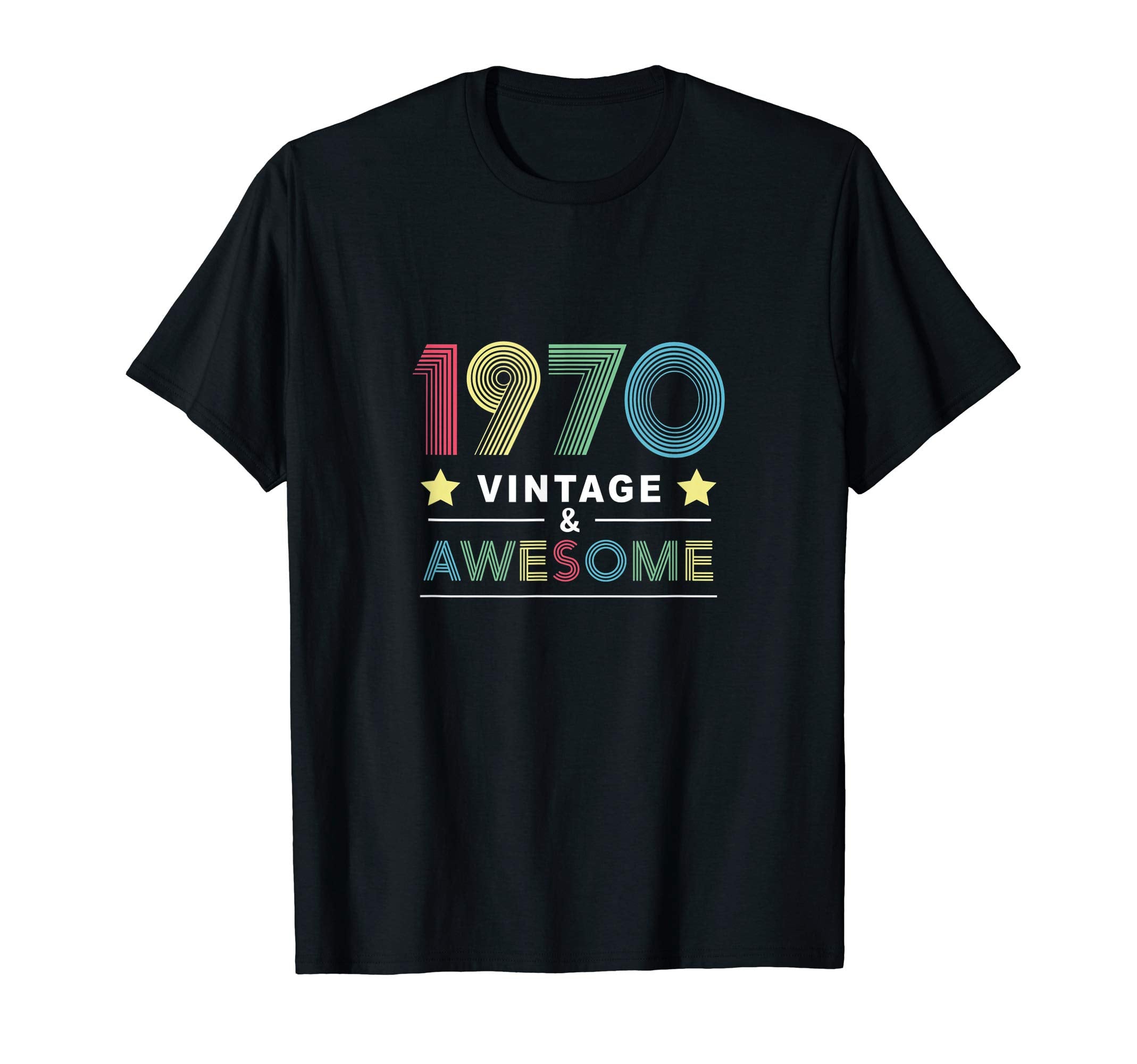 1970 And Awesome 70S Themed T-Shirt - Graphic Print Unisex - T-Shirt, Sweatshirt, Hoodie