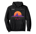 Fast Car Retrowave Synthwave Outrun Hoodie - Aesthetic Graphic Unisex - T-Shirt, Sweatshirt, Hoodie