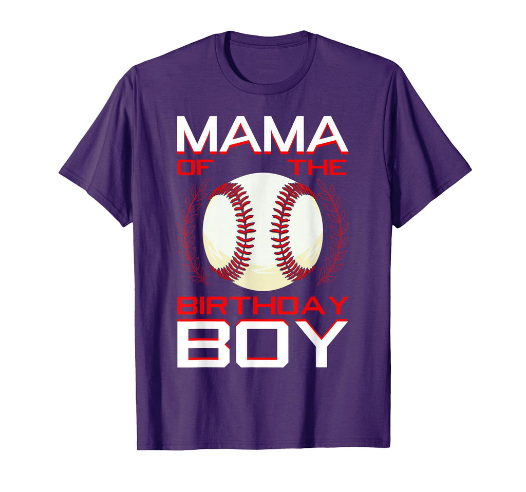 Mama Birthday Baseball Theme Bday T-Shirt - Custom Art Print for Adults - T-Shirt, Sweatshirt, Hoodie