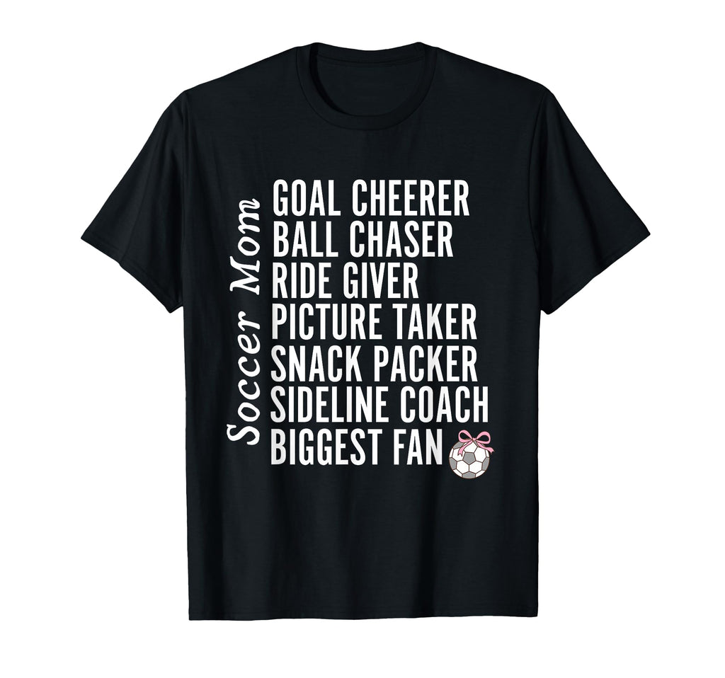 Soccer Mom Proud Support Sports Mom T-Shirt - Minimalist Print for Adults - T-Shirt, Sweatshirt, Hoodie