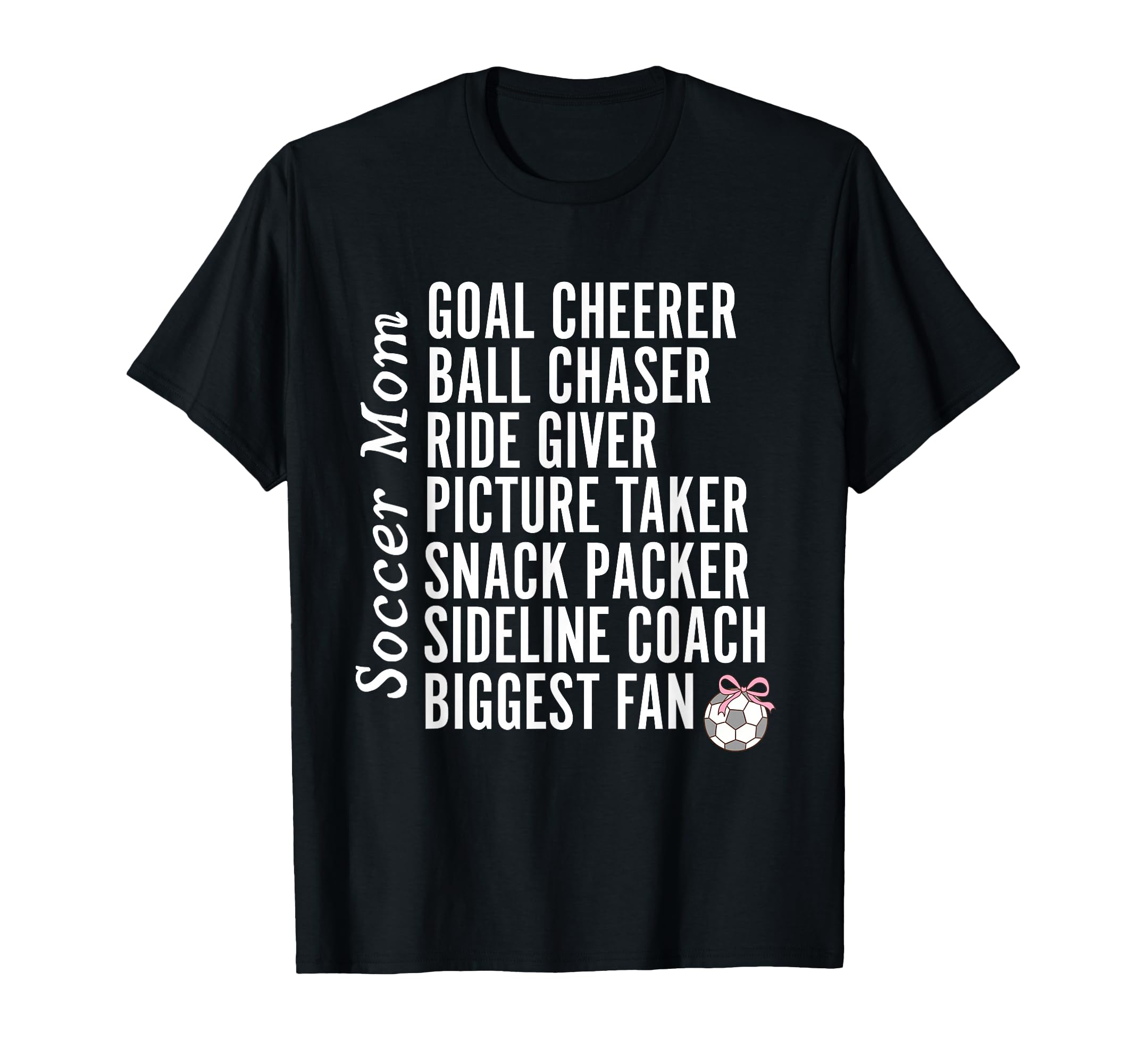 Soccer Mom Proud Support Sports Mom T-Shirt - Minimalist Print for Adults - T-Shirt, Sweatshirt, Hoodie