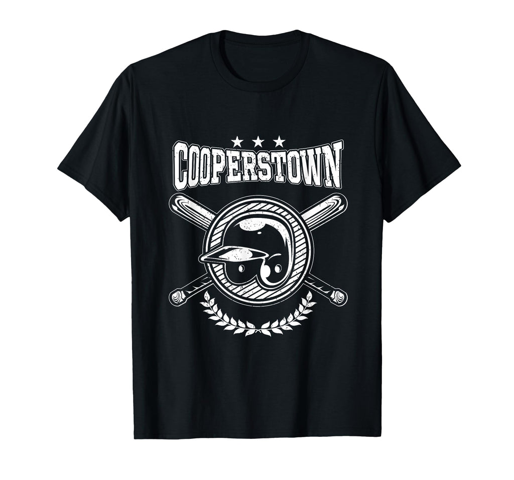 Cooperstown New York Baseball Game T-Shirt - Novelty Apparel for Adults - T-Shirt, Sweatshirt, Hoodie