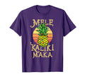 Mele Kalikimaka Hawaiian Sunset T-Shirt - Unique Graphic Unisex - T-Shirt, Sweatshirt, Hoodie