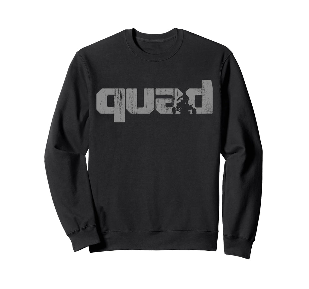 Quad Atv Distressed Quad Sweatshirt - Custom Art Print Unisex - T-Shirt, Sweatshirt, Hoodie