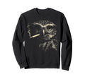 Funny Owl Smoking Bird Cigarette Sweatshirt - Minimalist Print Men Women - T-Shirt, Sweatshirt, Hoodie