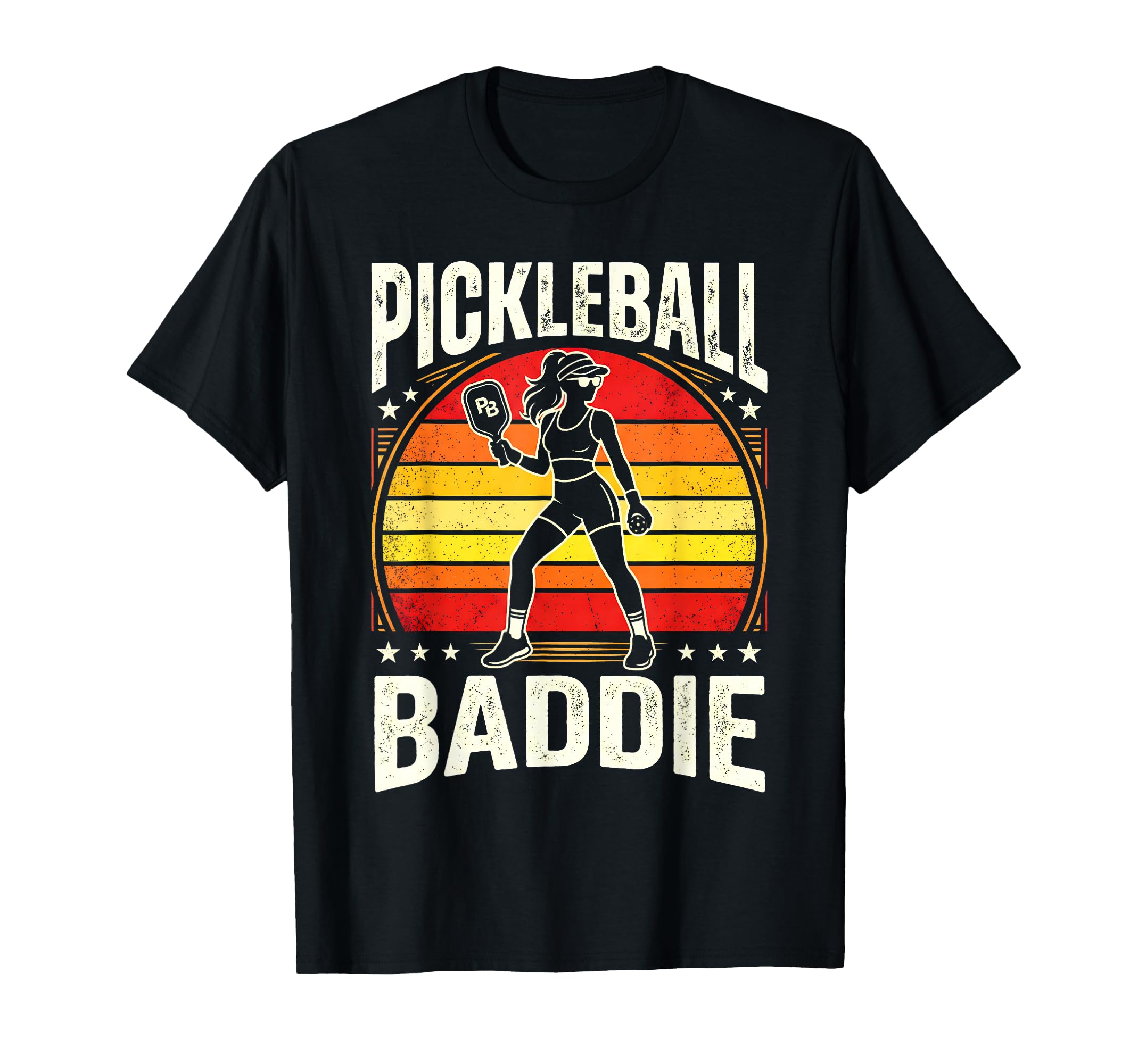Pickleball Baddie Paddle Player T-Shirt - Casual Everyday Wear for Adults - T-Shirt, Sweatshirt, Hoodie