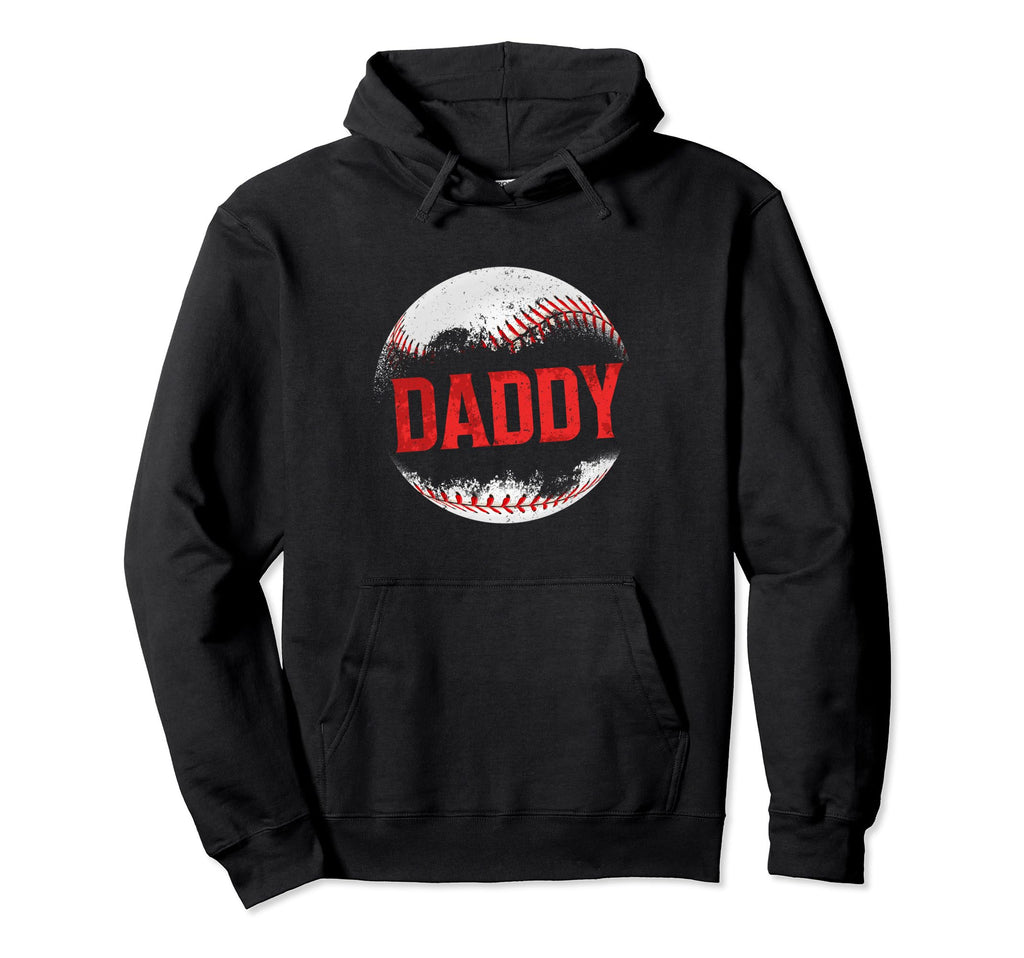 Baseball Daddy Happy Fathers Day Proud Hoodie - Unique Graphic Men Women - T-Shirt, Sweatshirt, Hoodie