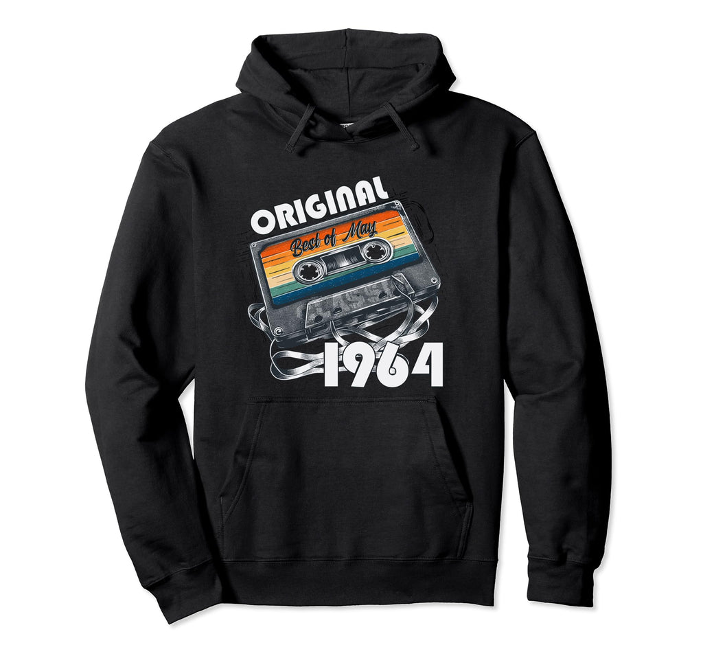 60Th Birthday May 1964 Cassette Gifts Hoodie - Streetwear Style Men Women - T-Shirt, Sweatshirt, Hoodie
