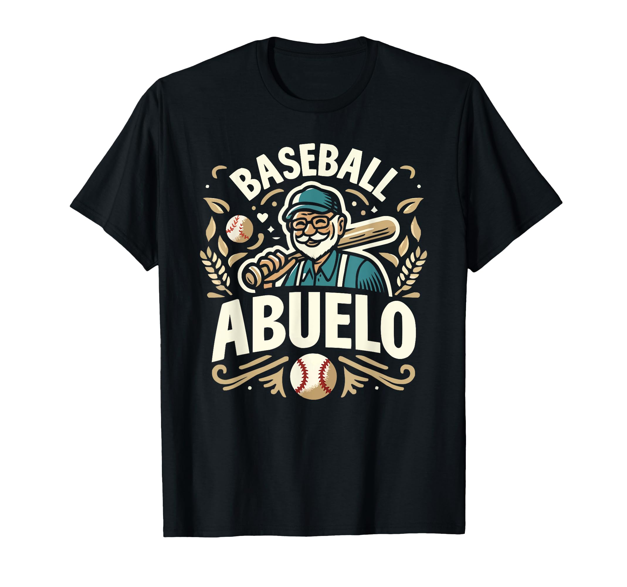 Baseball Grandpa Grandfather Gramps T-Shirt - Trendy Graphic Men Women - T-Shirt, Sweatshirt, Hoodie