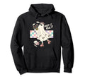 Roller Skate Spooky Creep It Real Ghost Hoodie - Custom Art Print Unisex - T-Shirt, Sweatshirt, Hoodie