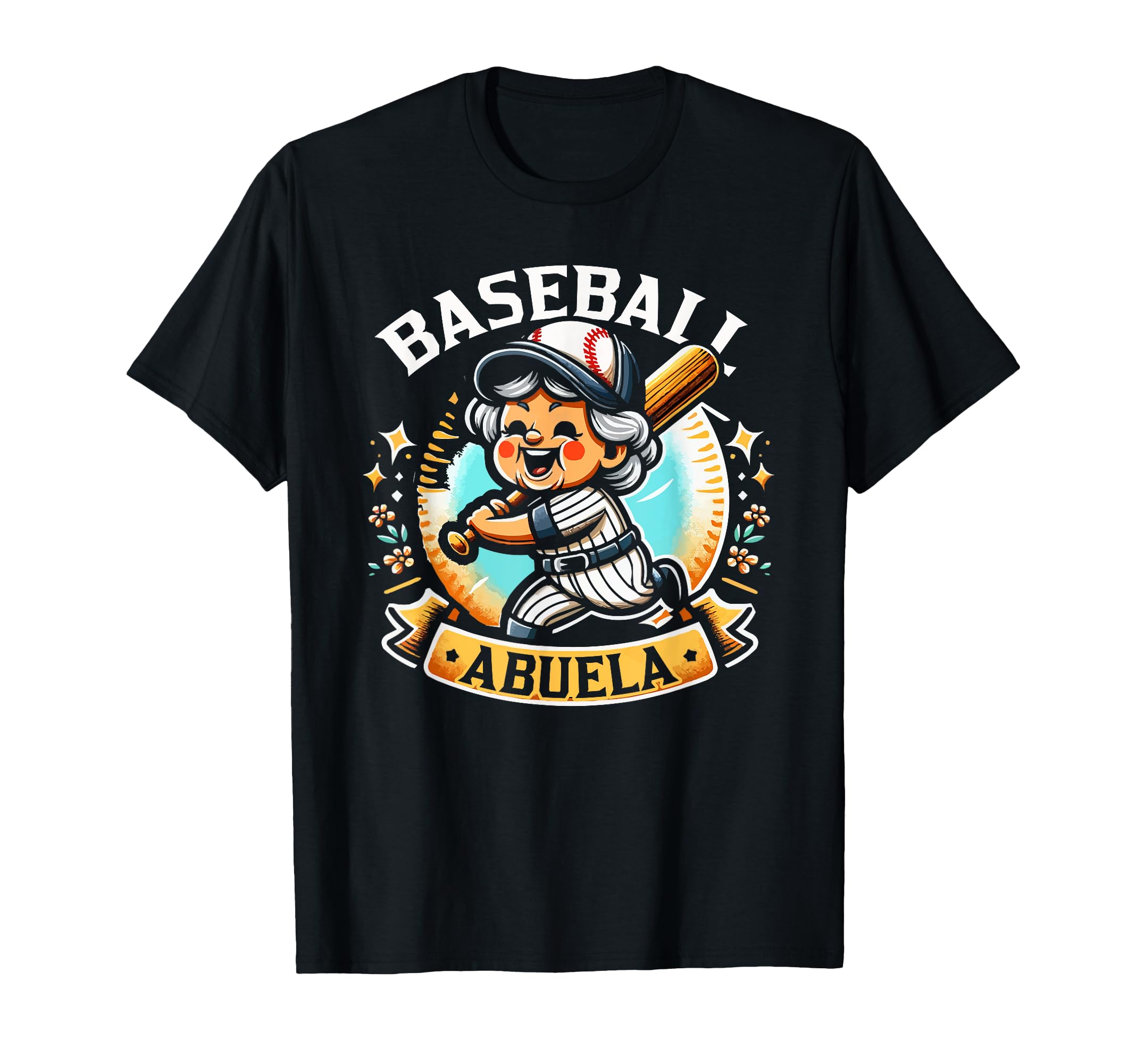 Baseball Grandma Grandmother Granny T-Shirt - Fun Novelty Design Unisex - T-Shirt, Sweatshirt, Hoodie