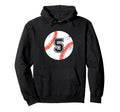 Baseball Player 5 Baseball Mom Dad Hoodie - Minimalist Print Men Women - T-Shirt, Sweatshirt, Hoodie