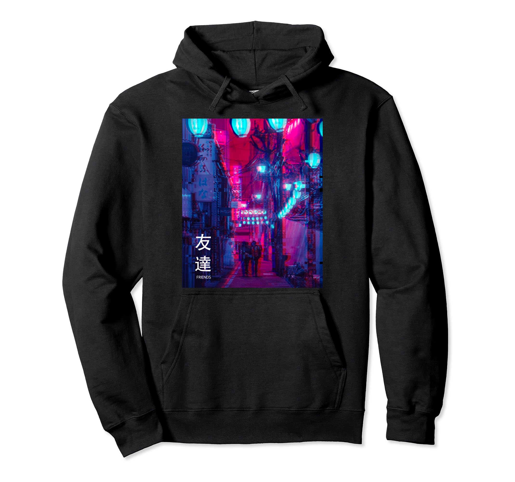 Vaporwave Glitch Aesthetic Japan Tokio Hoodie - Streetwear Style Unisex - T-Shirt, Sweatshirt, Hoodie