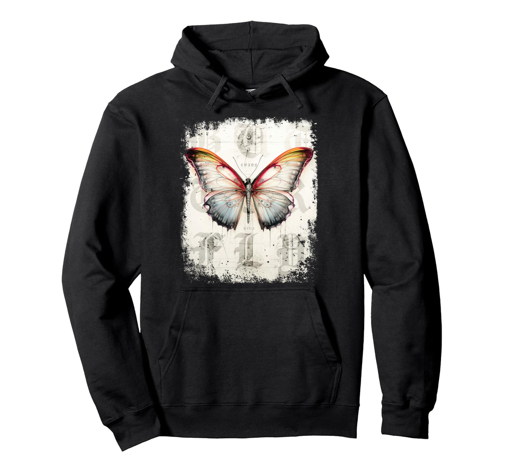 Y2K Streetwear Butterfly Hoodie - Unique Graphic for Adults - T-Shirt, Sweatshirt, Hoodie