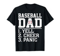 Baseball Dad Parent Player Family Sports T-Shirt - Minimalist Print Unisex - T-Shirt, Sweatshirt, Hoodie