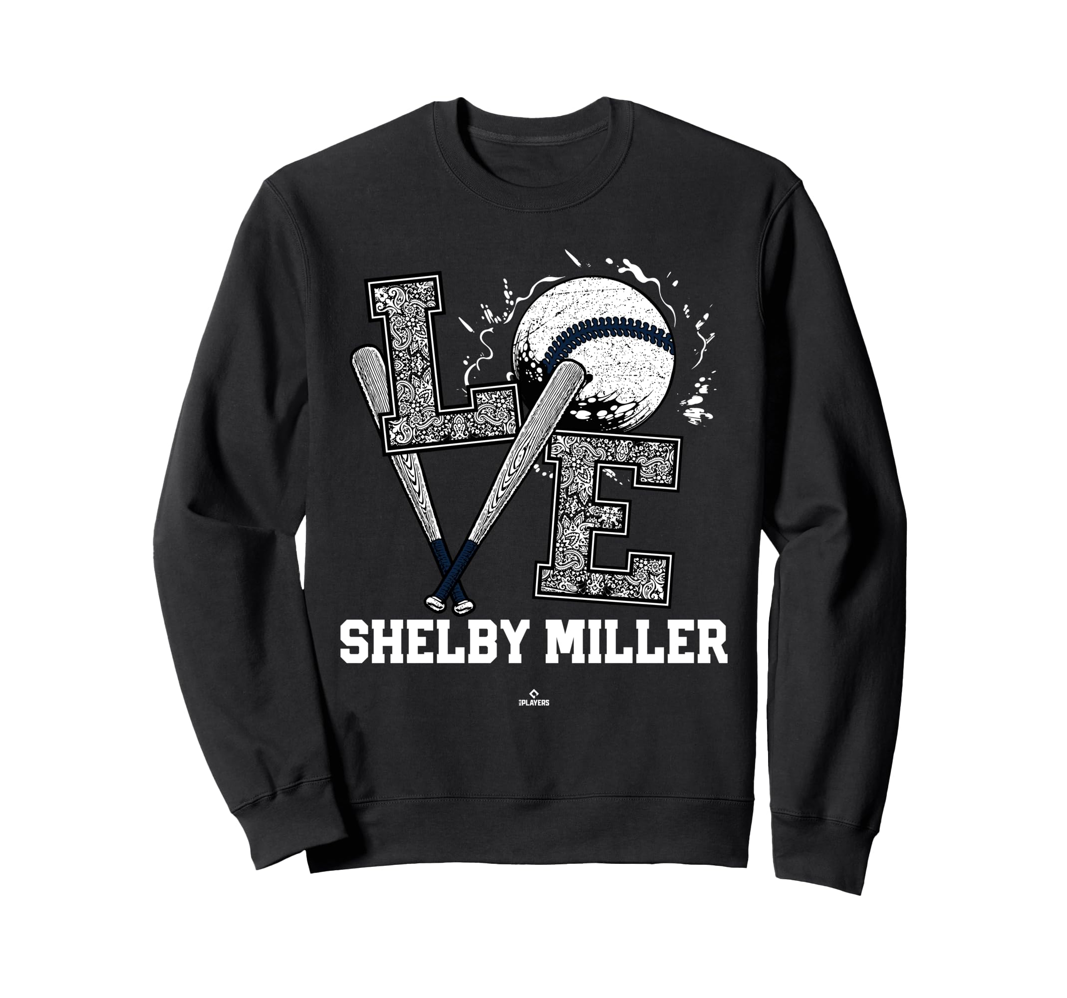 Distressed Baseball Love Shelby Sweatshirt - Aesthetic Graphic Unisex - T-Shirt, Sweatshirt, Hoodie