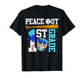 Peace Out 1St Grade First Baseball T-Shirt - Unique Graphic Unisex - T-Shirt, Sweatshirt, Hoodie
