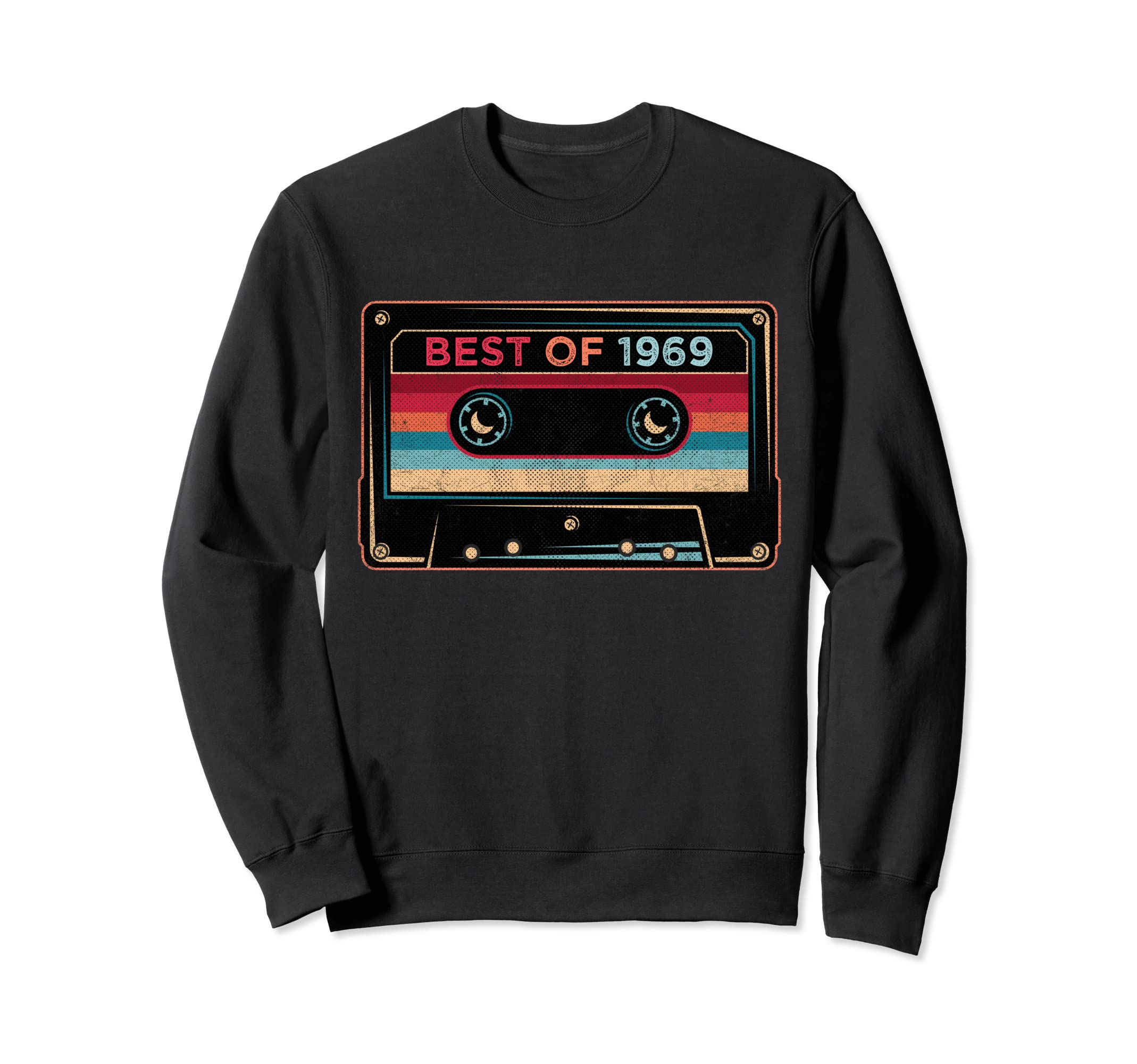 Best 1969 Colorful Cassette Tape Sweatshirt - Aesthetic Graphic Unisex - T-Shirt, Sweatshirt, Hoodie