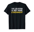 Distressed Libertarian Government Is T-Shirt - Custom Art Print Men Women - T-Shirt, Sweatshirt, Hoodie