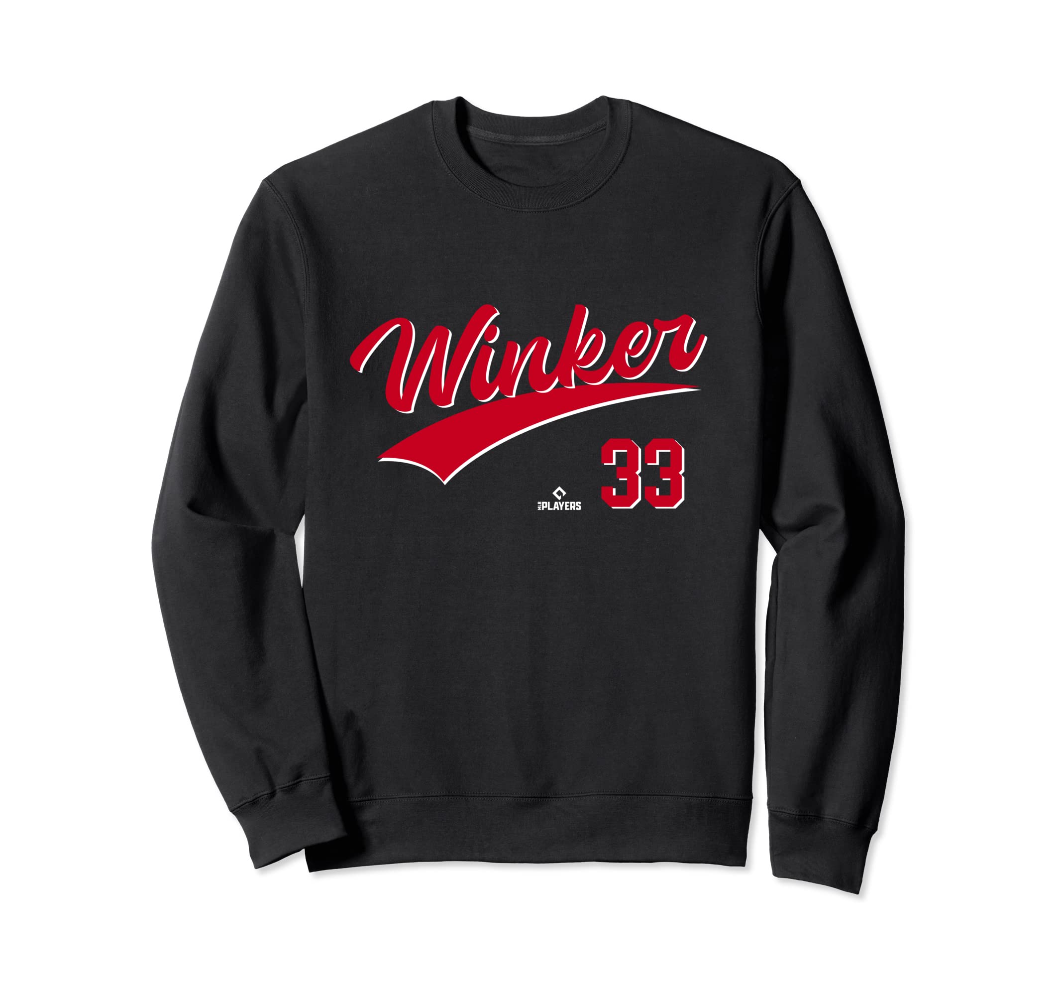 Jesse Winker 33 Cincinnati Mlbpa Sweatshirt - Minimalist Print Unisex - T-Shirt, Sweatshirt, Hoodie