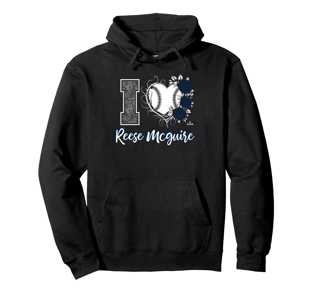 I Heart Baseball Stitch Reese Mcguire Hoodie - Novelty Apparel Unisex - T-Shirt, Sweatshirt, Hoodie