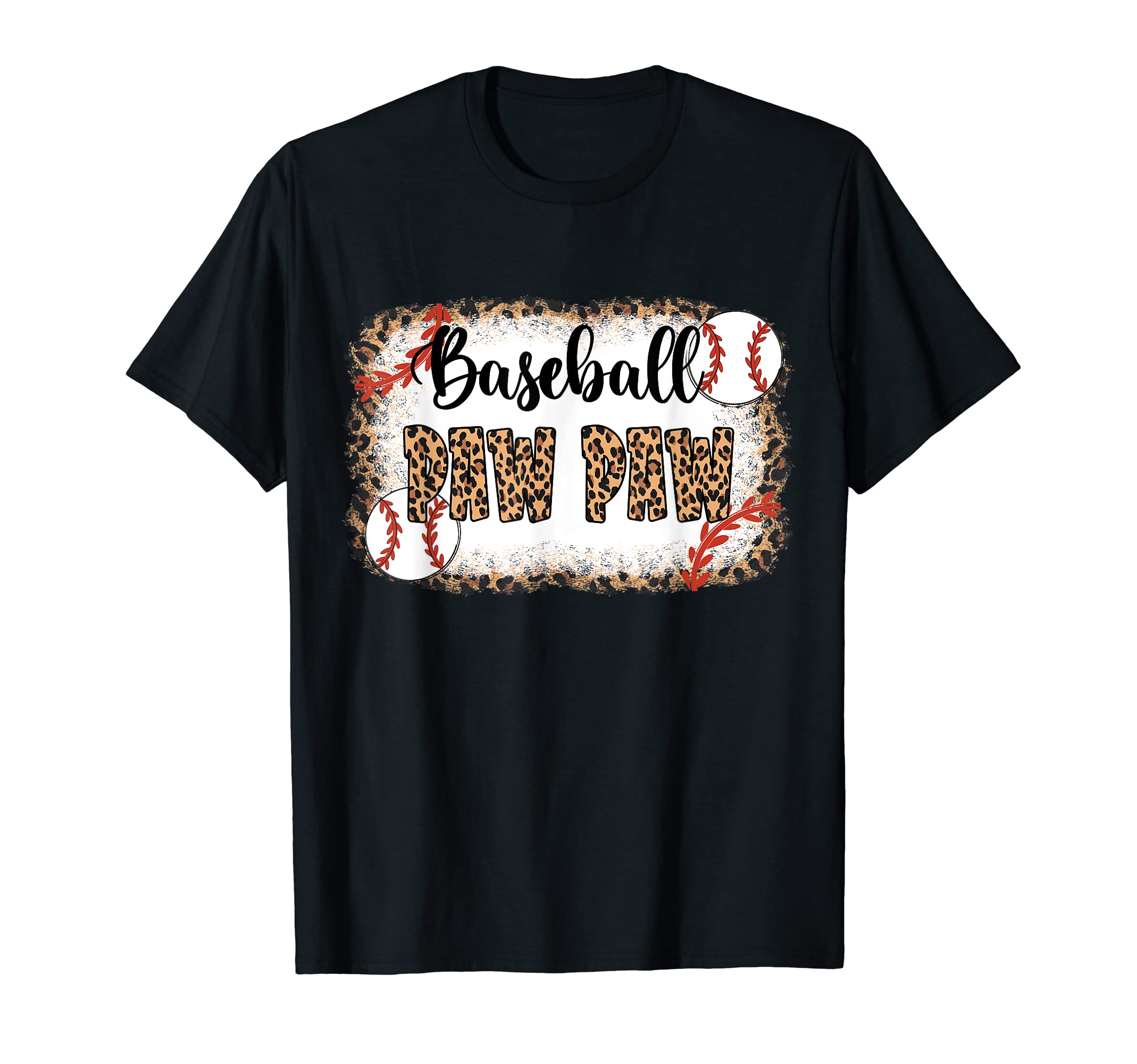 Baseball Paw Paw Leopard Baseball T-Shirt - Unique Graphic Men Women - T-Shirt, Sweatshirt, Hoodie