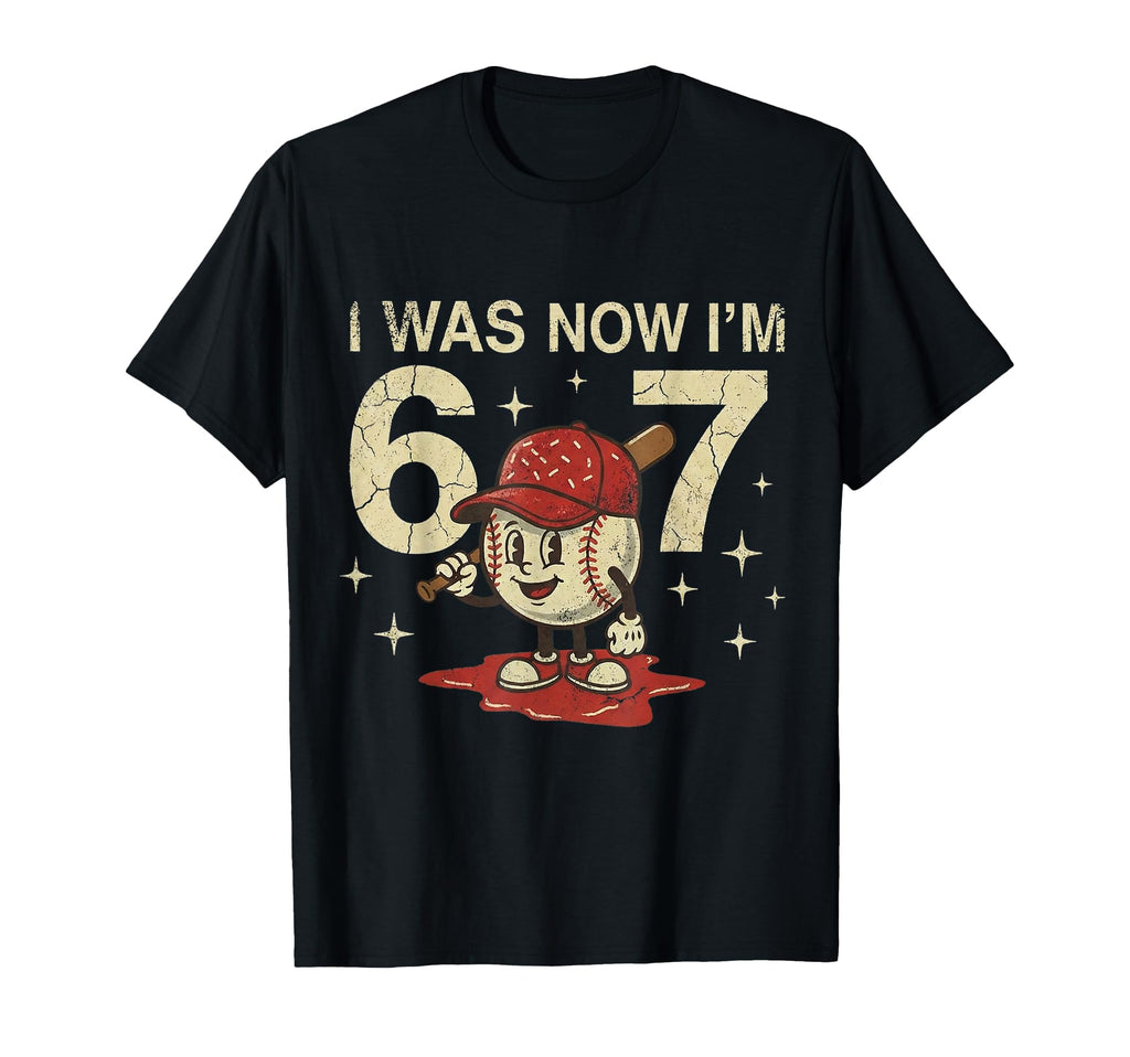 I Was 6 Now Im 7 Year Old Birthday T-Shirt - Aesthetic Graphic for Adults - T-Shirt, Sweatshirt, Hoodie