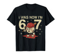 I Was 6 Now Im 7 Year Old Birthday T-Shirt - Aesthetic Graphic for Adults - T-Shirt, Sweatshirt, Hoodie