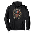 Rock Skull American Flag Guitar Rock Hoodie - Novelty Apparel Men Women - T-Shirt, Sweatshirt, Hoodie