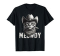 Meowdy Cat Funny Texas Cat Country T-Shirt - Fun Novelty Design for Adults - T-Shirt, Sweatshirt, Hoodie