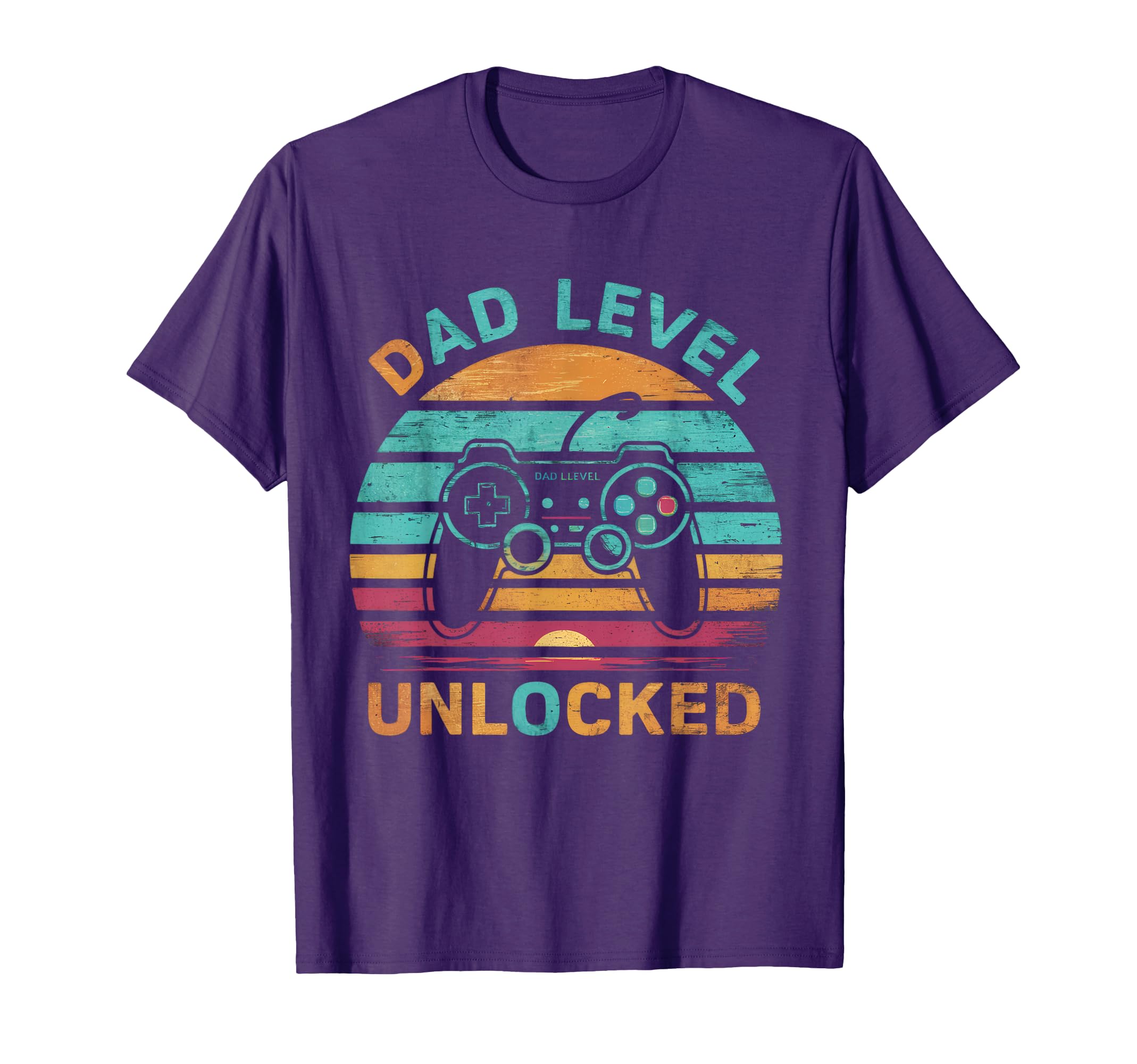 Funny New Dad Level Unlocked T-Shirt - Fun Novelty Design for Adults - T-Shirt, Sweatshirt, Hoodie