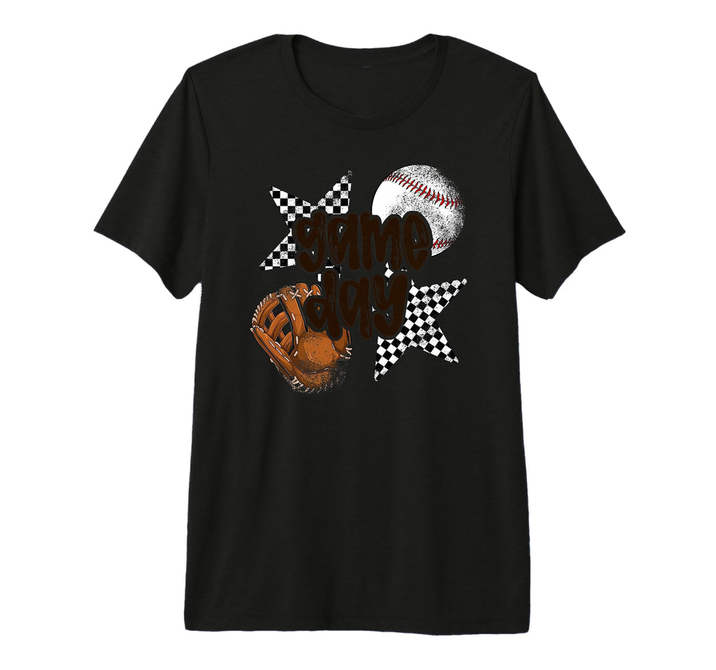 Game Day Baseball Bow Coquette T-Shirt - Streetwear Style for Adults - T-Shirt, Sweatshirt, Hoodie