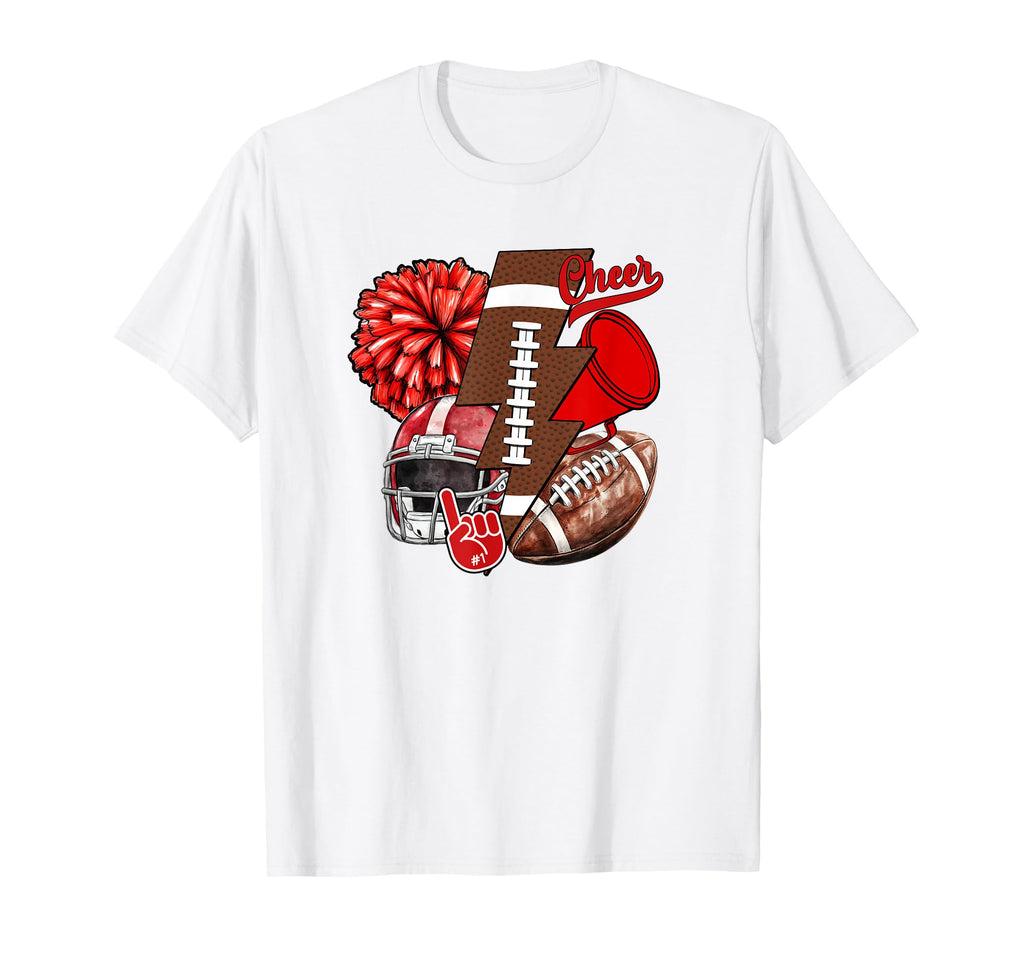 Football Coquette Bow Football Mom T-Shirt - Streetwear Style for Adults - T-Shirt, Sweatshirt, Hoodie