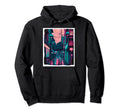 Vaporwave Aesthetic Japan Neon Rain Emo Anime Hoodie - Graphic Print Unisex - T-Shirt, Sweatshirt, Hoodie