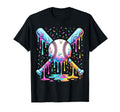 Baseball Player Ice Cream Sprinkles T-Shirt - Unique Graphic for Adults - T-Shirt, Sweatshirt, Hoodie