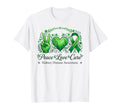 Peace Love Cure Kidney Disease Awareness T-Shirt - Streetwear Style Unisex - T-Shirt, Sweatshirt, Hoodie
