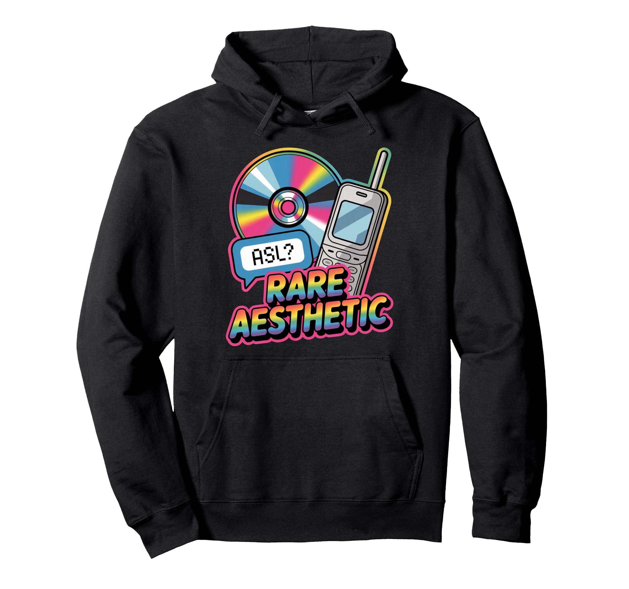 Rare Aesthetic Nostalgia Y2K Vibes Hoodie - Novelty Apparel Men Women - T-Shirt, Sweatshirt, Hoodie