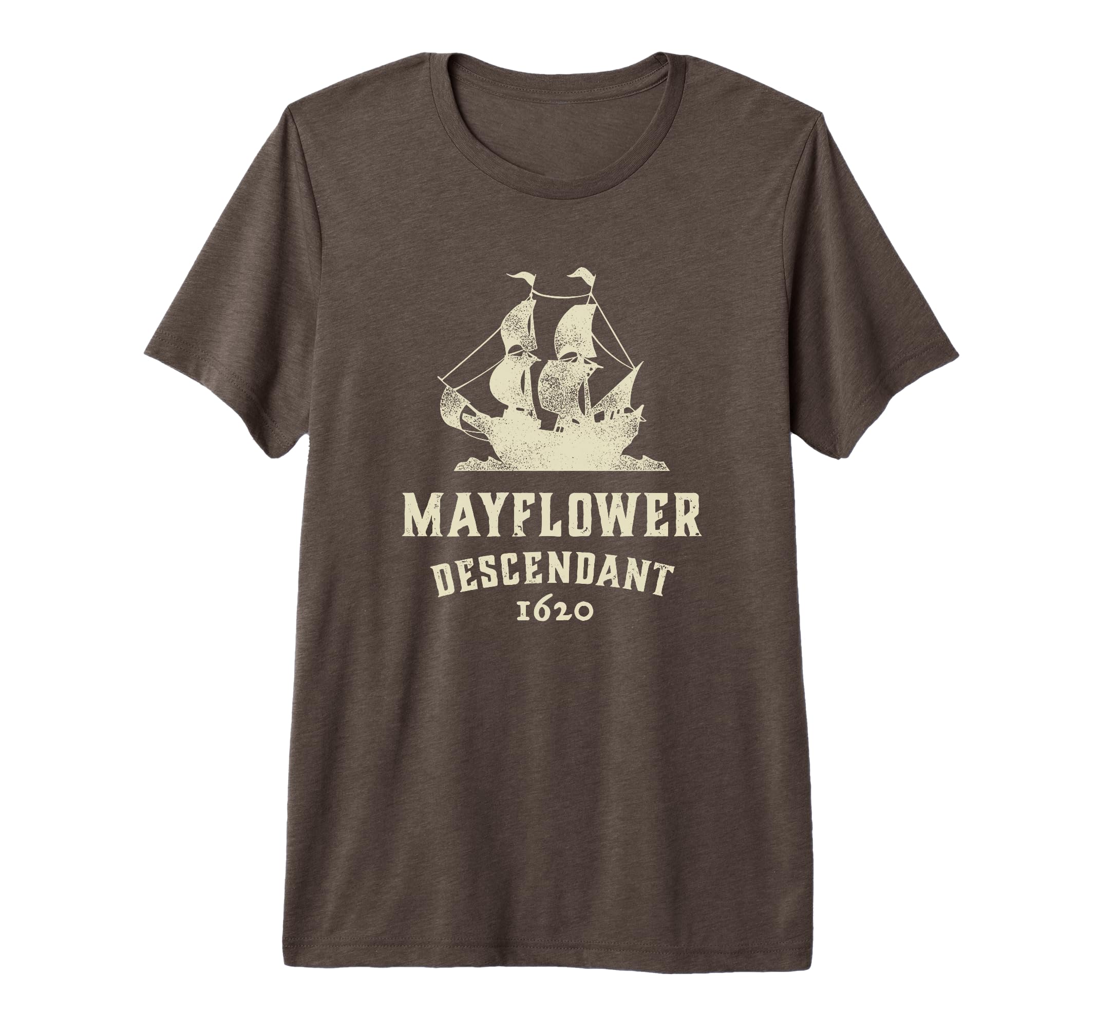 Mens Mayflower Descendant Anniversary T-Shirt - Minimalist Print Men Women - T-Shirt, Sweatshirt, Hoodie