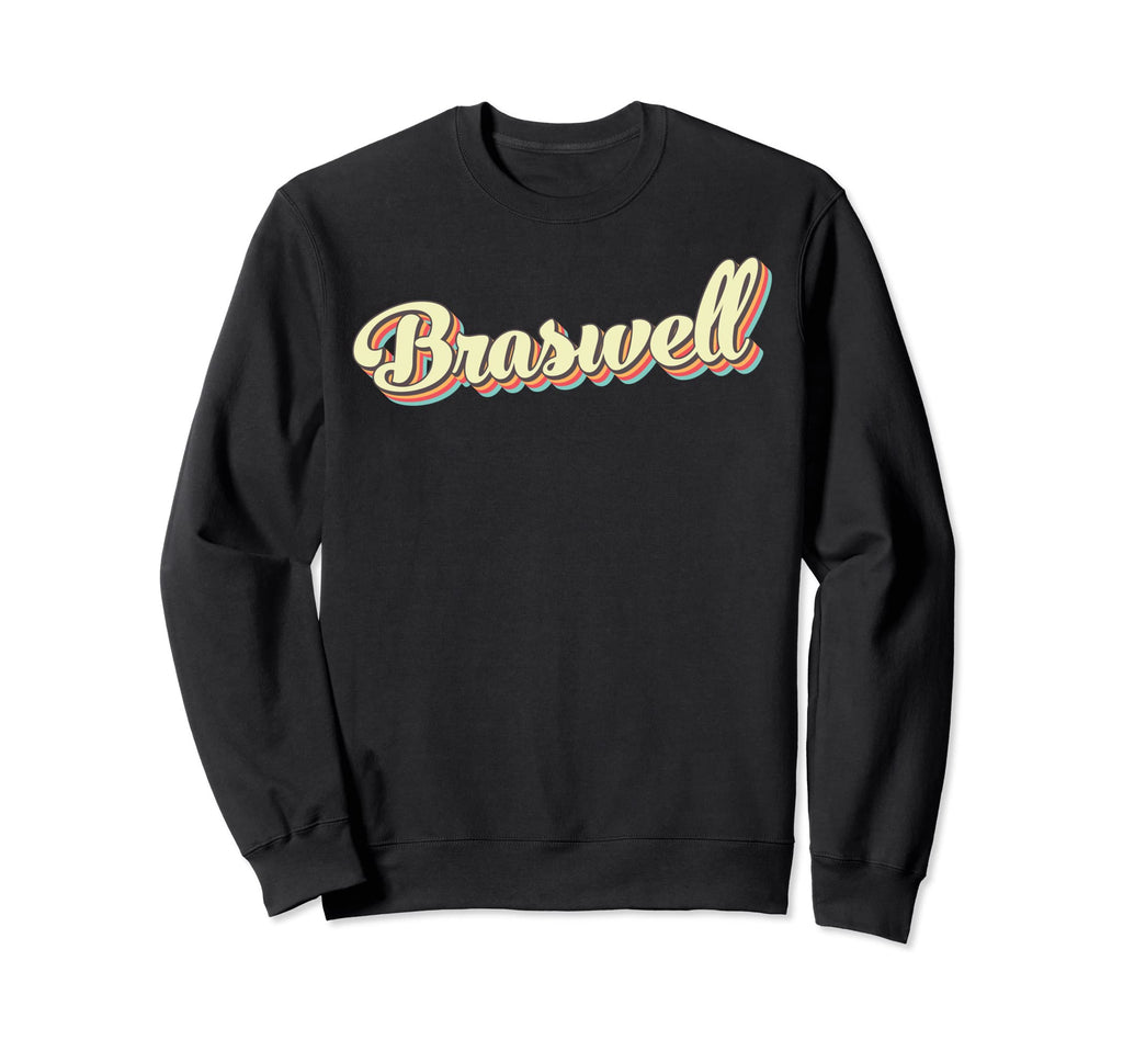 Braswell Art Baseball Font Sweatshirt - Fun Novelty Design for Adults - T-Shirt, Sweatshirt, Hoodie