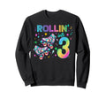 Roller Skates Birthday Outfit Sweatshirt - Unique Graphic Unisex - T-Shirt, Sweatshirt, Hoodie