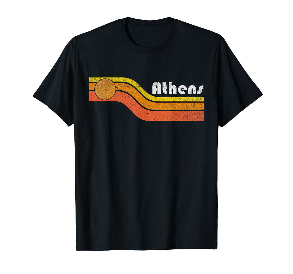 Athens 70S 80S T-Shirt - Graphic Print Men Women - T-Shirt, Sweatshirt, Hoodie