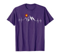 Colorado Flag Mountains Heartbeat T-Shirt - Streetwear Style Men Women - T-Shirt, Sweatshirt, Hoodie