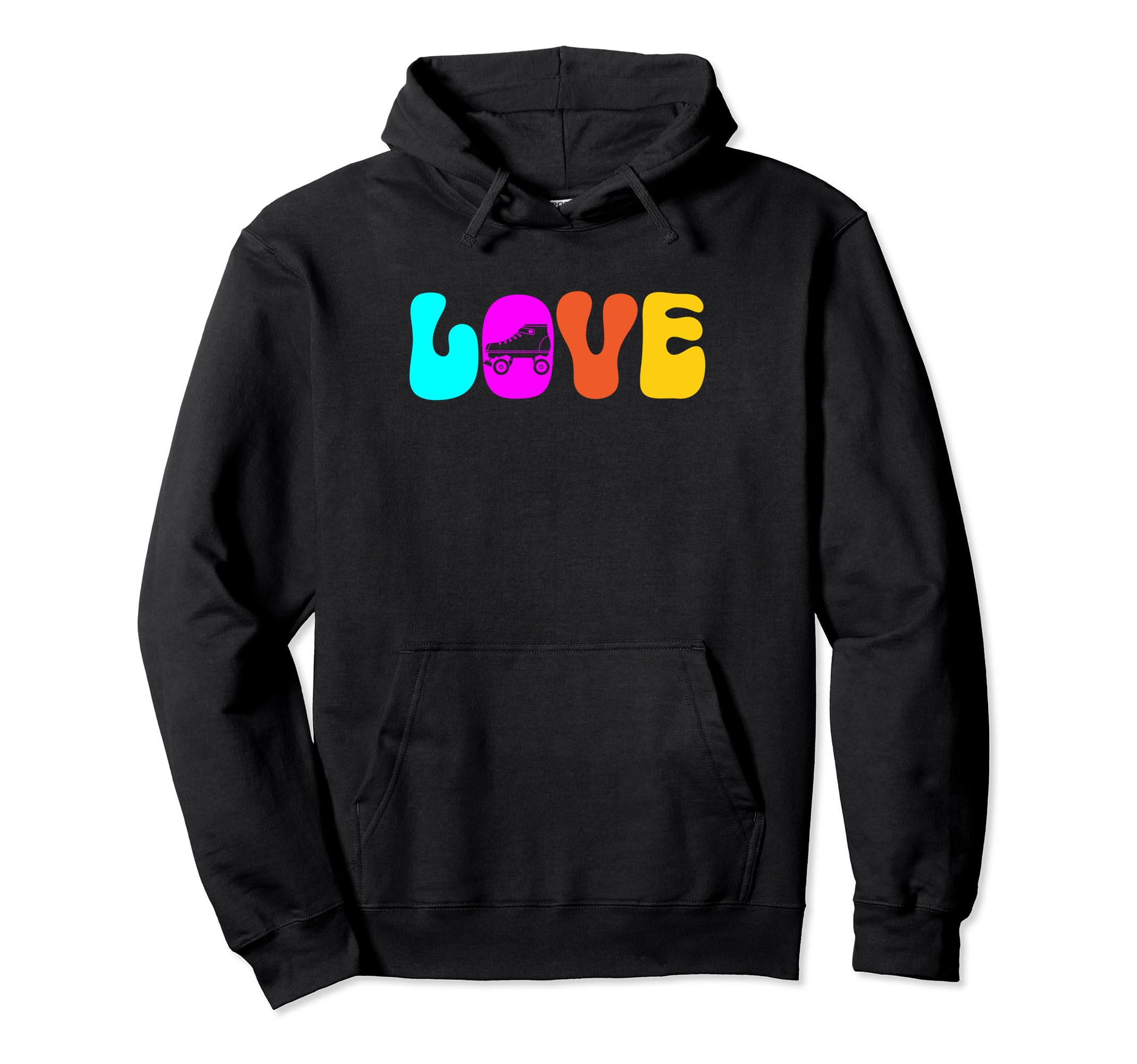Roller Skating Funny Love Rollerskate Hoodie - Aesthetic Graphic Unisex - T-Shirt, Sweatshirt, Hoodie