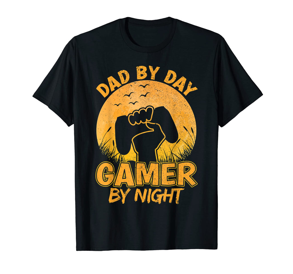 Mens Dad Day Gamer Night Funny Gaming T-Shirt - Custom Art Print Unisex - T-Shirt, Sweatshirt, Hoodie