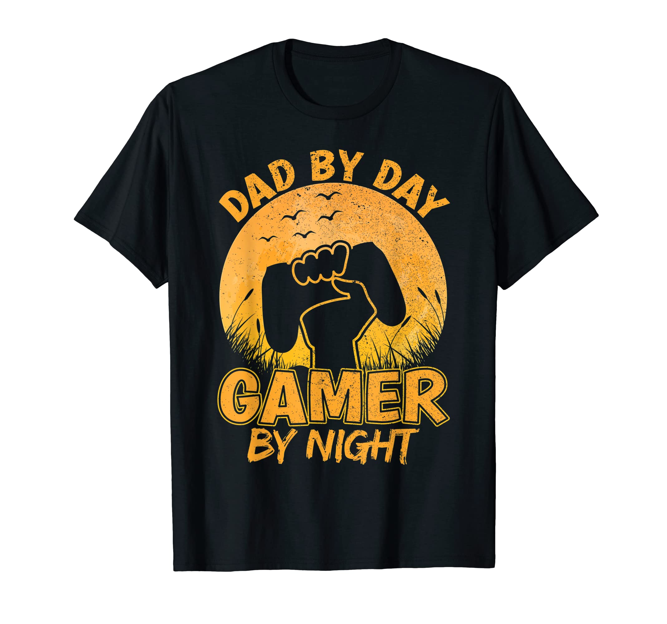 Mens Dad Day Gamer Night Funny Gaming T-Shirt - Custom Art Print Unisex - T-Shirt, Sweatshirt, Hoodie