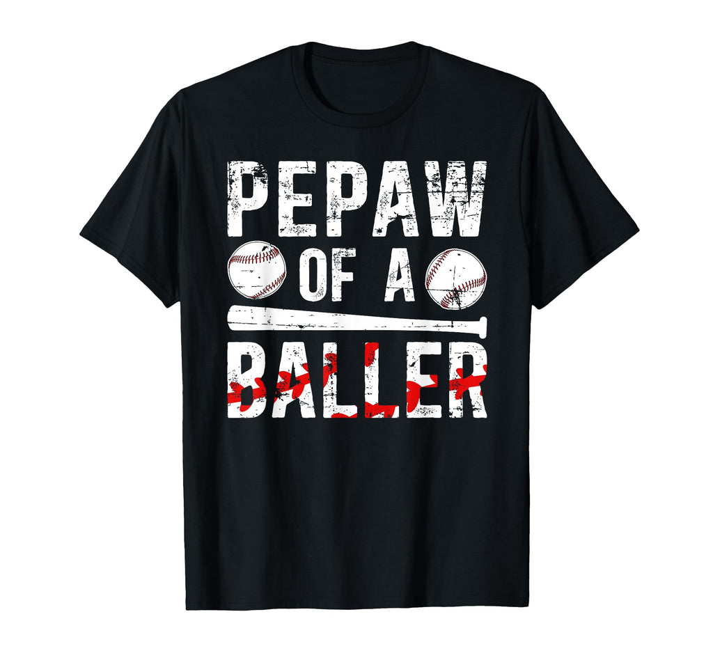 Pepaw Baller Baseball Pepaw Baseball T-Shirt - Unique Graphic Unisex - T-Shirt, Sweatshirt, Hoodie