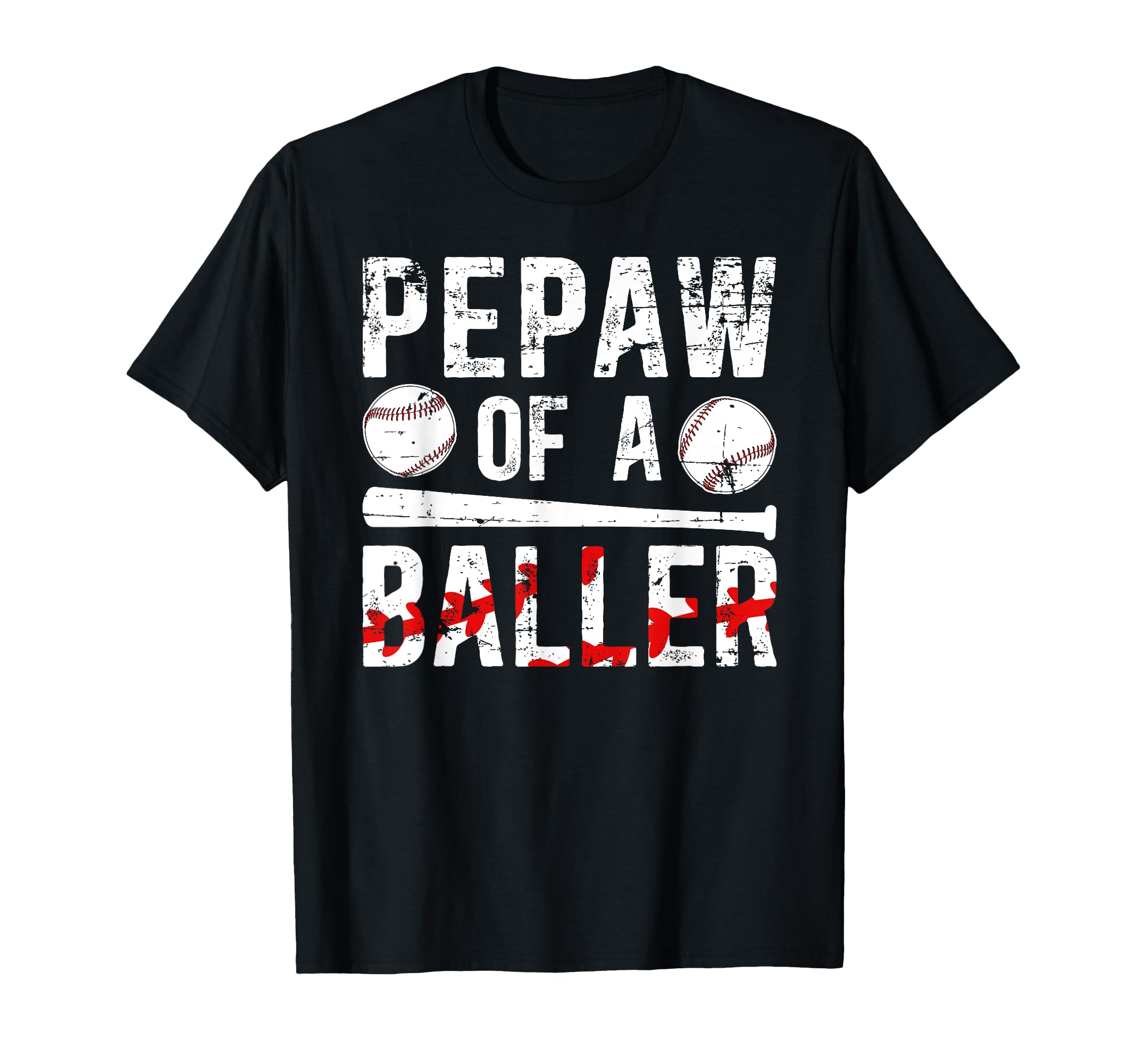 Pepaw Baller Baseball Pepaw Baseball T-Shirt - Unique Graphic Unisex - T-Shirt, Sweatshirt, Hoodie