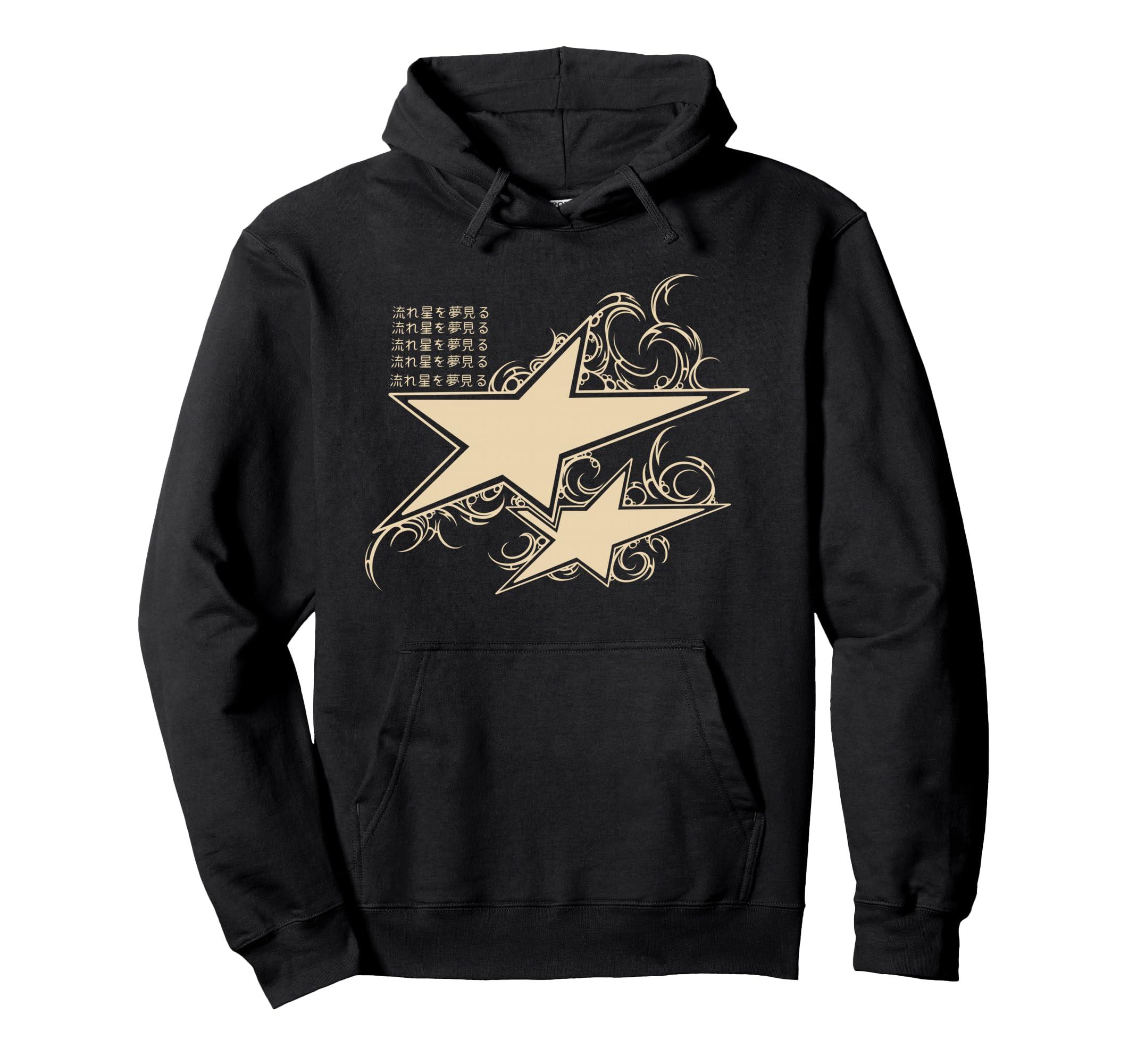 Y2K 90S Double Star Tattoo Styl Dreaming Hoodie - Graphic Print Men Women - T-Shirt, Sweatshirt, Hoodie